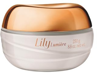 O BOTICARIO Lily Lumiere Satin Cream, Hydrating Body Cream, 24 Hour Fragranced Body Butter for Dry Skin, 8,8 Ounce