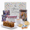 Hattie’s Gifts Afternoon Tea Hamper & Gourmet Gift Box - English Teabags, Salted Caramel Fudge, Dundee Cake & Scottish Shortbread - Tea Gift Set for Couples & Friends