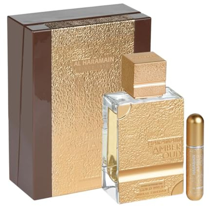 Amber Oud Gold 999.9 - Dubai Edition by Al Haramain per Unisex Adulto - 74,5 ml Extrait De Parfum Spray