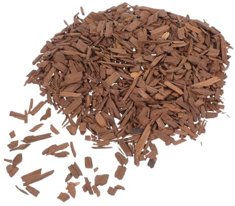 VICASKY Trucioli di quercia tostati da 100 g di trucioli di vino francesi leggermente tostati per aroma per la produzione di vino e barbecue, autentico rovere francese, multiuso