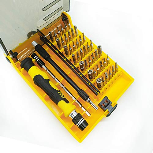 45 in 1 Torx Set Werkzeugset Torx t8,t7,t6,t5,t4 Uhrmacher Schraubendreher Klein Werkzeug, Kompatibles Werkzeug handy reparatur profi werkzeugset für IPhone Mackbook Samsung ps4, PC