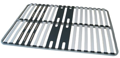 Promo Matelas - Sommier Cadre Lattes Morphologiques - Gris - 160 X 200 Cm