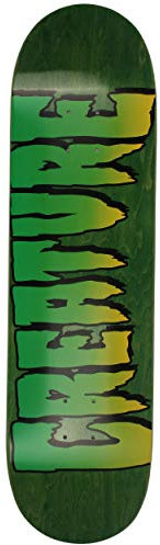 Creature logo stump 1 skateboard däck grön 8,5 tum