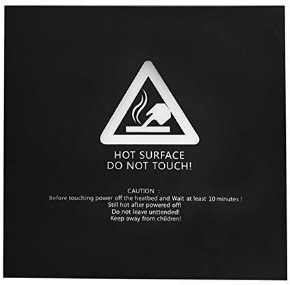 TUZUK 3D Printing Build Surface Placa de impresora 3D para cama con calefacción 210 mm x 210 mm (cuadrada) - 3 piezas