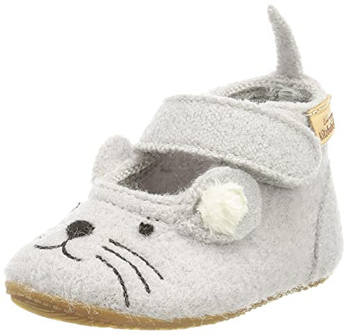 Living Kitzbühel Jungen Mädchen 4007-0606 Slipper, lichtgrau, 18 EU