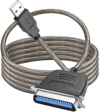 MEIRIYFA USB 2.0 zu IEEE 1284 CN36 Parallel Drucker-Adapter, Centronics-Converter für alte Drucker