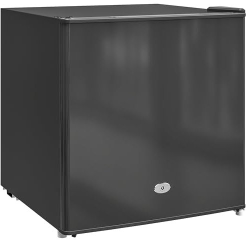 Homcom Mini congélateur 35 l congélateur tiroir électrique indépendant 45 W mini congélateur -14 à -24 ℃ Contrôle de température en 5 étapes 47 x 44,2 x 48,8 cm Noir
