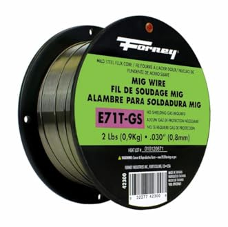 Forney 42300 Flux Core Fil MIG en acier doux, E71tgs, .030-diameter, bobine de 0,9 kilogram, 42300