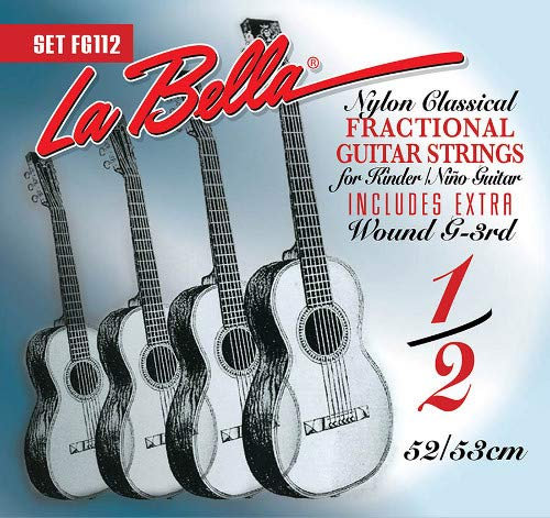 La Bella Gitarrensaiten für Kinderklassik-Gitarre Nylon