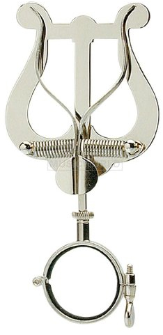 Marschgabel für B-Klarinette-Mittelgroße Lyra - Nickel