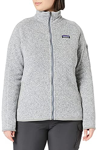 PATAGONIA W's Better Sweater Jkt, Pile ad alte prestazioni Donna, Birch White, XL