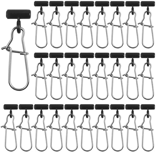 SILANON Sinker da Pesca per Filo Intrecciato Resistente con moschettone di Sicurezza per Attrezzatura da Pesca in Acqua salata Unisex Adulto 60pcs