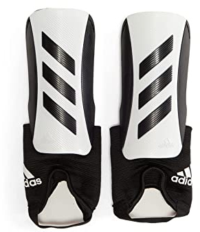 adidas Unisex-child Tiro Soft Ground Match Shin Guards, White/Black/Black, Medium