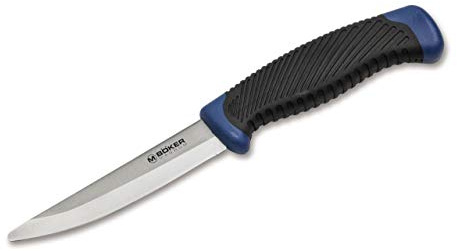 BÖKER MAGNUM® Falun Kids fast kniv med slida – utomhuskniv med plasthandtag – fiskekniv och jaktkniv för barn