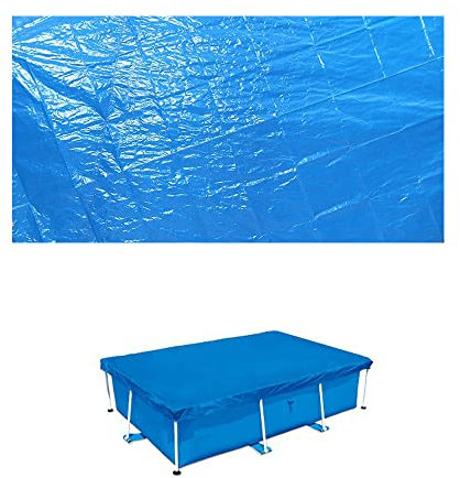 Paddling Pool Cover, 300 * 201CM Solar Pool Cover, Ground Swimming Pool Covers, Pool Solar Cover Rainproof Dust Covers Protection Cloth, in Different Sizes Round Or Rectangular