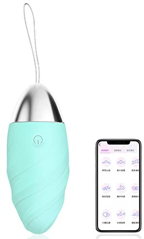 TYDAY Bullet-Vibrator G-Punkt Stimulator Klitoris Stimulator Vibrator Mit APP Bluetooth10 Vibrationsmodi für Sie Leiser und Stark Vibro-ei Höschen für Sex Spielzeug für Frauen Paar(blau)