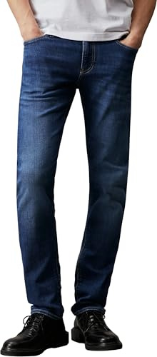 Calvin Klein Jean Homme Slim Fit, Bleu (Denim Dark), 28W/32L