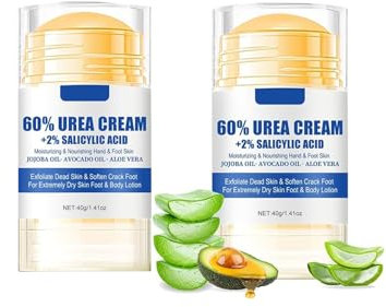 2 Stück Hydrating and Anti-Cracking Foot Cream,Fusscreme Trockene füße, Antihaft-Hand- und Fußcreme,Fusscreme sehr Trockene Füsse,Fußcreme Trockene Füße