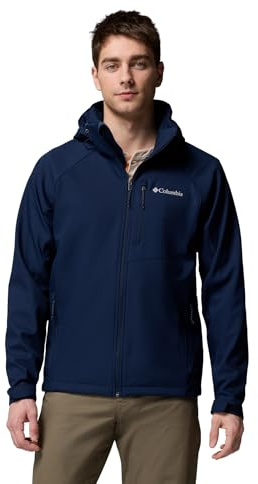 Columbia Cascade Ridge III Softshell, Äventyrsredo Jacka Funktioner: Vattenresistent, Avtagbar Huva, Justerbar Fåll, Säkra Fickor, Hakskydd - Herr
