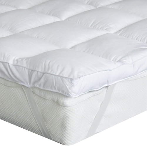Bedecor Ultra-weich Matratzenauflage 160 x 190 cm, Mikrofaser Polyester Matratzentopper,Matratze Maschinenwaschbar-Atmungsaktive- Hypoallergene für Sofabett und Gästebett