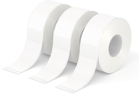 Lifenaxx 3 Rollen 15x35mm Thermodrucker-Etikettenbänder 14x30mm (180 Etiketten/Rolle), selbstklebende Haftetiketten für Mini-Tintenlos-Etikettendrucker LX-048 – Perfekt für Zuhause & Büro