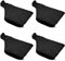 TRKETK 4 Pièces Sacs à Poussière, Sac Collecteur de PoussièRe Noir avec Fermeture Éclair Sacs de Collecteur de Poussière pour la Machine à Sciage en Aluminium 255 Accessoires de Scie à Mitre