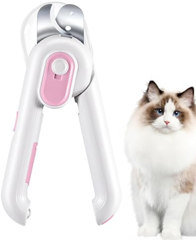 Tagliaunghie per artigli di gatti, tosaerba per toelettatura con luce a LED, taglia artigli per animali da compagnia, per il bagno, il bagno quotidiano, la doccia, la casa, il salone di toilette