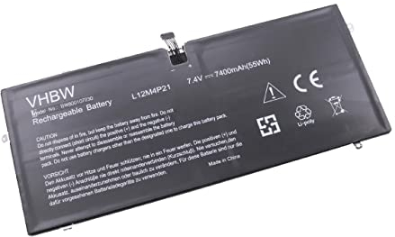 vhbw 1x batería Compatible con Lenovo Yoga 2 Ultrabook Notebook (7400 mAh, 7,4 V, Li-Poli)