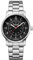 WENGER Herren Armbanduhr Avenue Ø 42 mm, Swiss Made, Analog Quarz, Wasserdicht bis 100 m, Edelstahl-Armband, Schwarz/Silber, 01.1641.116