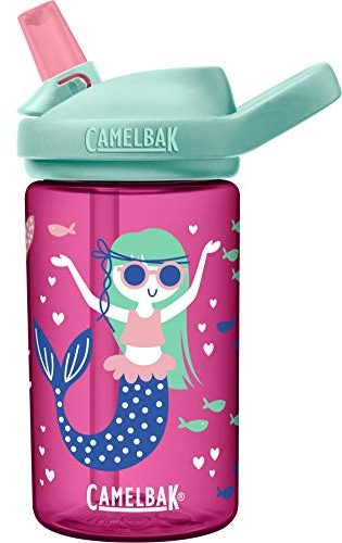 CAMELBAK Jungen Eddy Kunststoff Trinkflasche, Mermaids and Narwhals, 400 ml