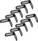 25Pcs Livellatore Angolare per Piastrelle Livellatore Angolare per Posizionamento Piastrelle Livellatore Angolare per Piastrelle Piastrelle Professionali, Composti di Livellamento
