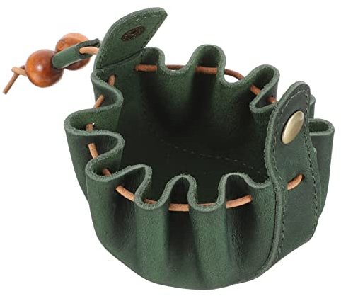 ibasenice Tasche Mit Kordelzug Würfelbeutel Mit Kordelzug Kleine Ledergeldbörse Würfelhalter Kopfhörer Tasche Tasche -hülle Schmuck Kopfhörertasche Echtes Student