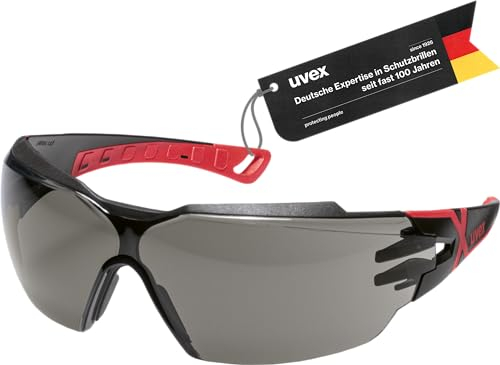 Uvex pheos cx2 - Schutzbrille vor Infrarot, UV, Schweißen - Augenschutz für HPL/IPL-Haarentfernung - metallfrei, Anti-Beschlag & kratzfest, getönt 14% (IR-ex 3)