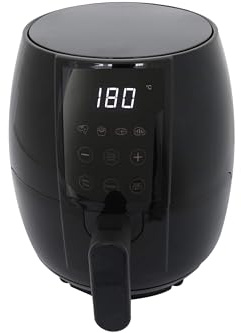 Heißluft-Fritteuse Deski 2,5 Liter 1000 Watt Touch Display 1 bis 2 Personen