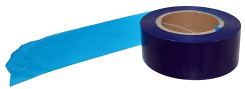 NOLITOY Cinta Protectora Para Llantas De Vehículos En Polietileno Azul, Autoadhesiva y Resistente, Adecuado Para Instalación Rápida y Protección Contra Rayones En Coches y Motos