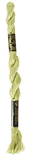 DMC 115 5-3348 Pearl Cotton Thread, Light Yellow Green, Size 5