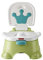 Fisher-Price Royal Stepstool Potty, green, toddler toilet potty training chair with music and sounds, DLT00