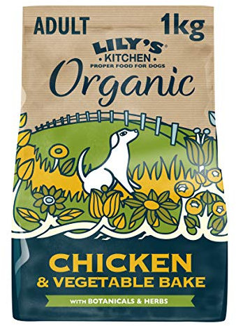 Lily's Kitchen Adult Chicken & Vegetable Bake Complete Organic Dry Dog Food (1kg)