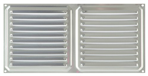 Brinox B70240A - Rejilla de ventilación (15 x 30 cm) color aluminio