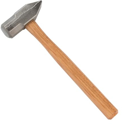 COUNCIL TOOL Cross Pein Hammer - 3 lb Metalworking Hammer with 15 Wooden Handle & Forged Steel Head - PR30XP