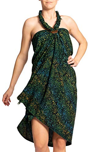 PANASIAM Sarong B203 motley green, L
