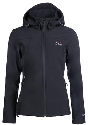 HKM Veste softshell pour femme Team Noir XS