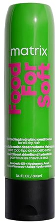 MATRIX Food For Soft Hydrating Conditioner For Dry and Brittle Damaged Hair - Moisturizes, Softens & Smooths, With Avocado Oil & Hyaluronic Acid, Vegan