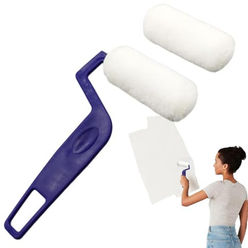 Pennello A Rulli Di Vernice Per Pareti - Pennello A Rullo Di Pittura Per Pareti Strutturate | Rullo Di Vernice A Finitura Fine, Spazzola A Rulli Di Vernice Multifunzionale, Rullo Di Pittura Pe