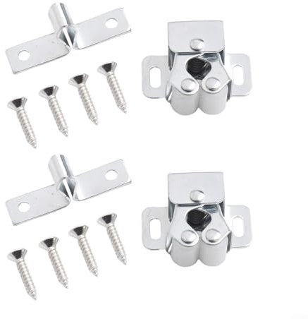 Il sistema di chiusura Touch Based di Bantam riduce il rumore quando si chiudono armadi e cassetti (zinco bianco)