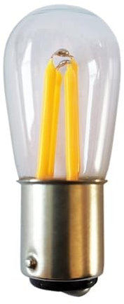 Fengyan Hem Lampa, Paket om 50, LED-glödlampa AC220V T22B BA15D/E12 3W Ingen Strobe Pendellampa Ljuskälla Hushåll Lampa(2200K yellow,220V B15D)