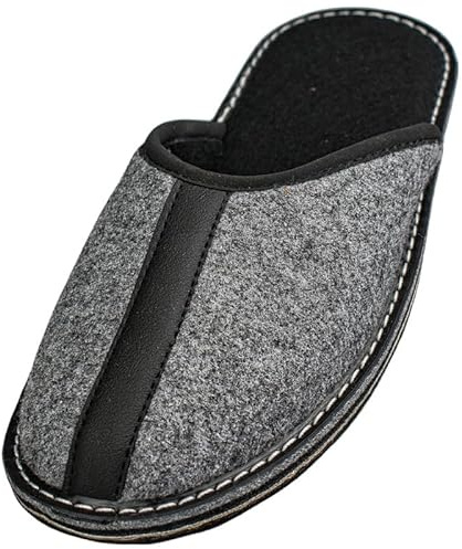 APREGGIO Chaussons Homme Feutre – Pantoufles Confortables – Hiver – 40–50