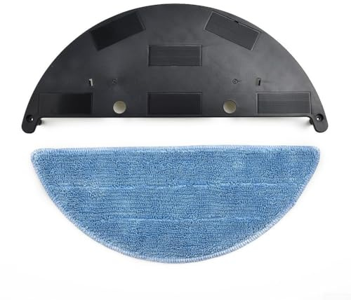 Moppplattenhalter, 1 Halterung mit Mopp passend für ILIFE V5S/V5S Pro/V5/V3S/V3S Pro/V50, sicherer Sitz und schnelle Reinigung, Wischplatte für harte Böden & täglichen Staub
