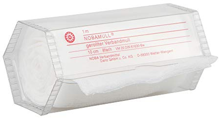NOBAFLEL bandmull 8 gånger placerad 10 cm bred olika storlekar, storlek: 1 m