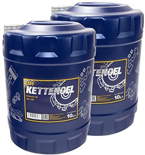 Motorsäge Kettensäge ÖL Kette Kettenöl MANNOL 2 X 10 Liter